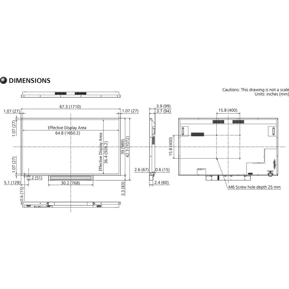 Panasonic 75" UHD Direct-LED LCD Touchscreen Display