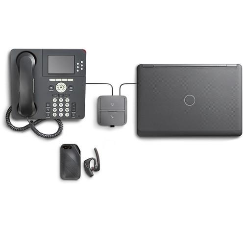 Plantronics MDA220 USB Desk Phone Softphone Switch