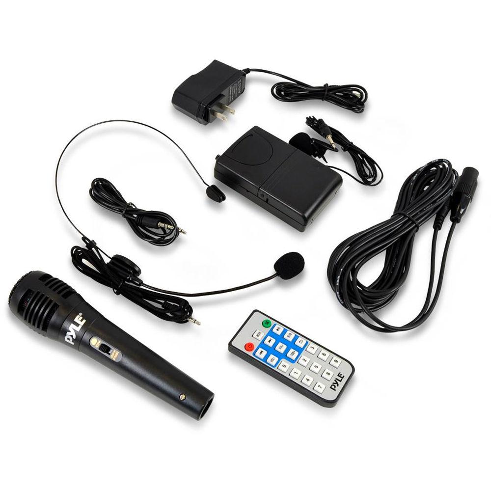 Pyle Pro Portable Bluetooth Karaoke and Music Streaming Speaker System