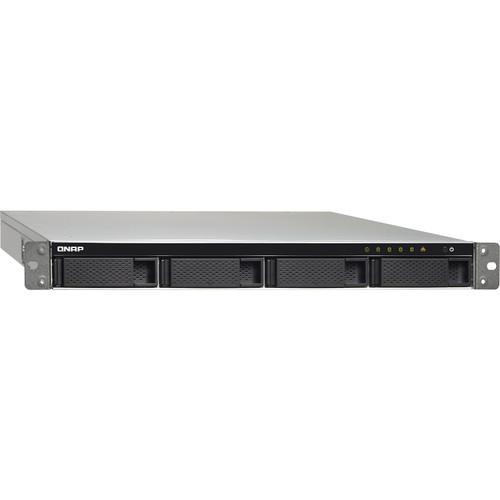 QNAP TS-453BU 1U 4-Bay Nas iSCSI IP-SAN Quad-Core 1.5Ghz 2GB Ram 10GBe-Ready Pcie Exp Slot 1 Psu