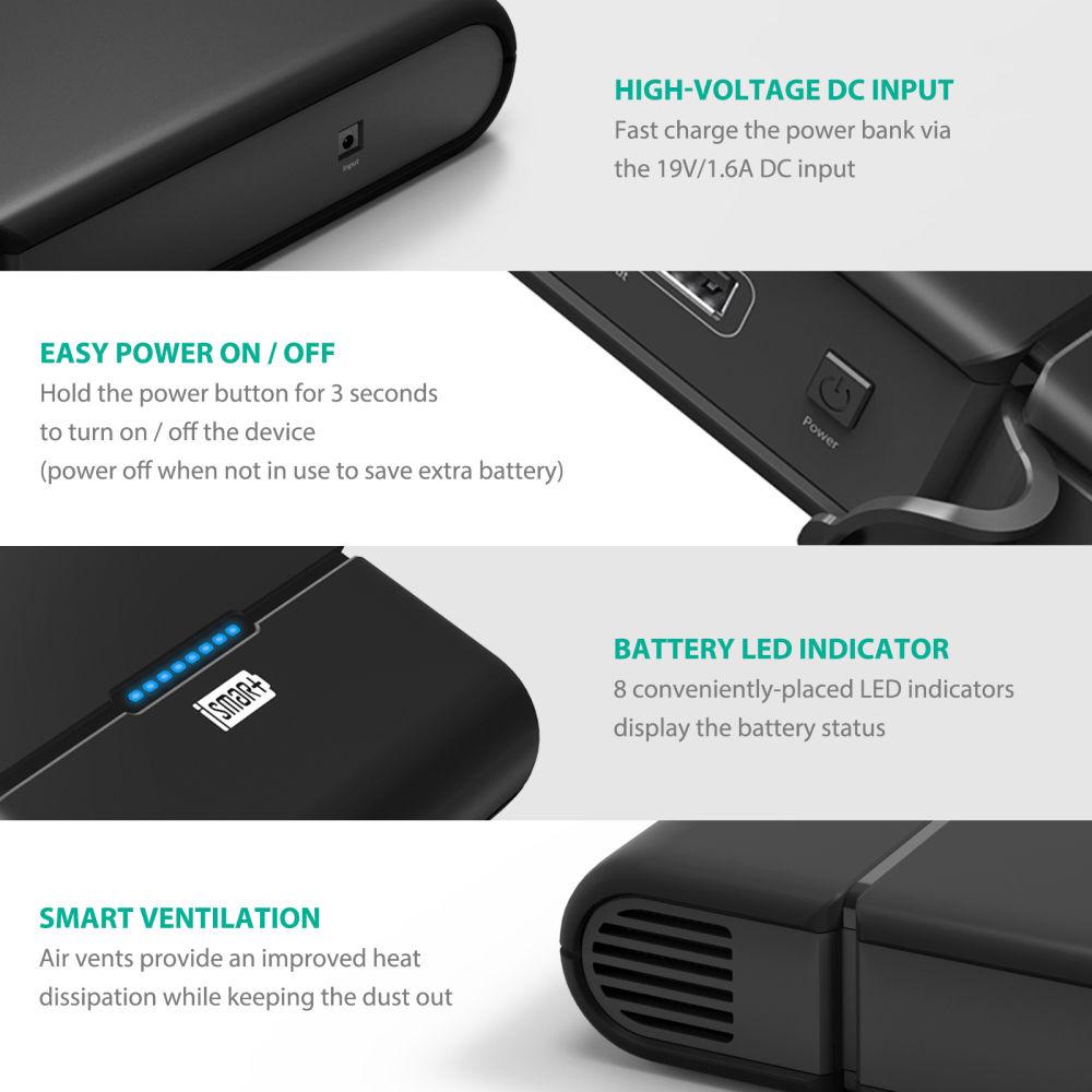 RAVPower 27,000mAh Universal Power Bank with AC Outlet