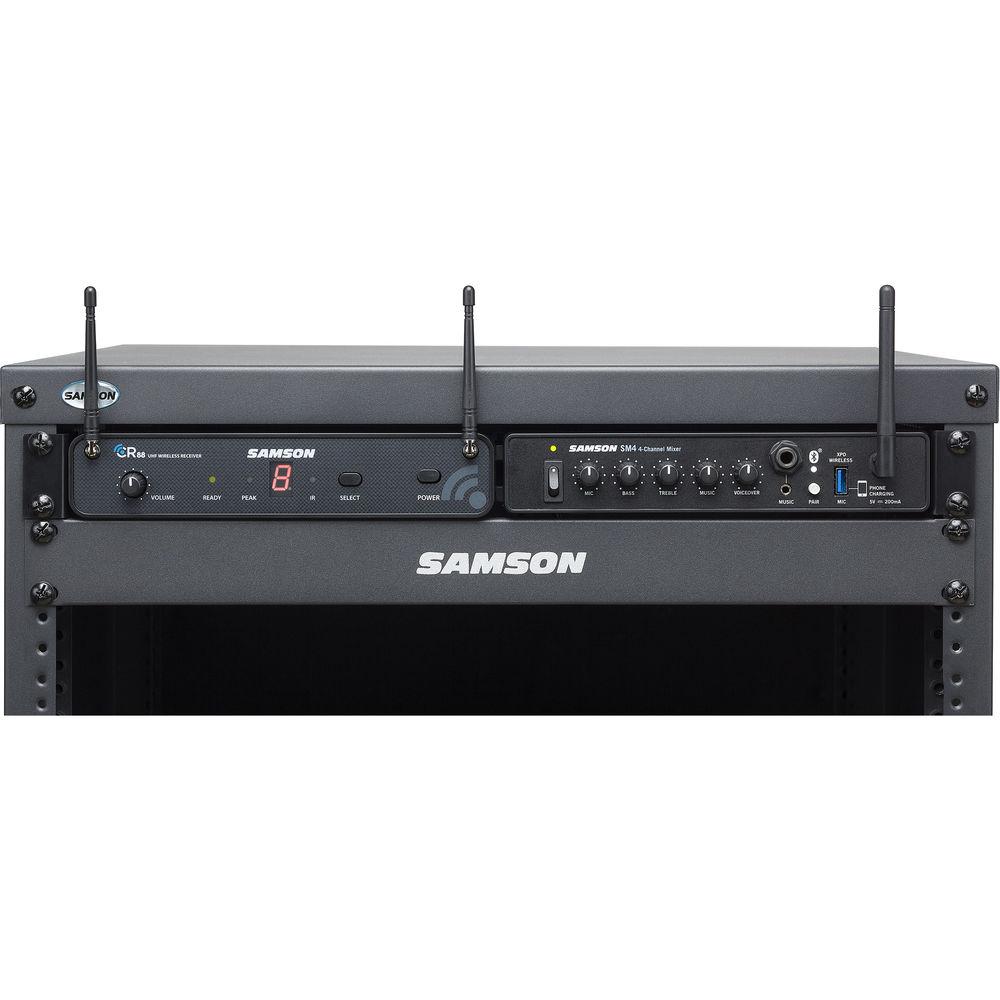 Samson 4-Channel Mixer with USB and Bluetooth Capability