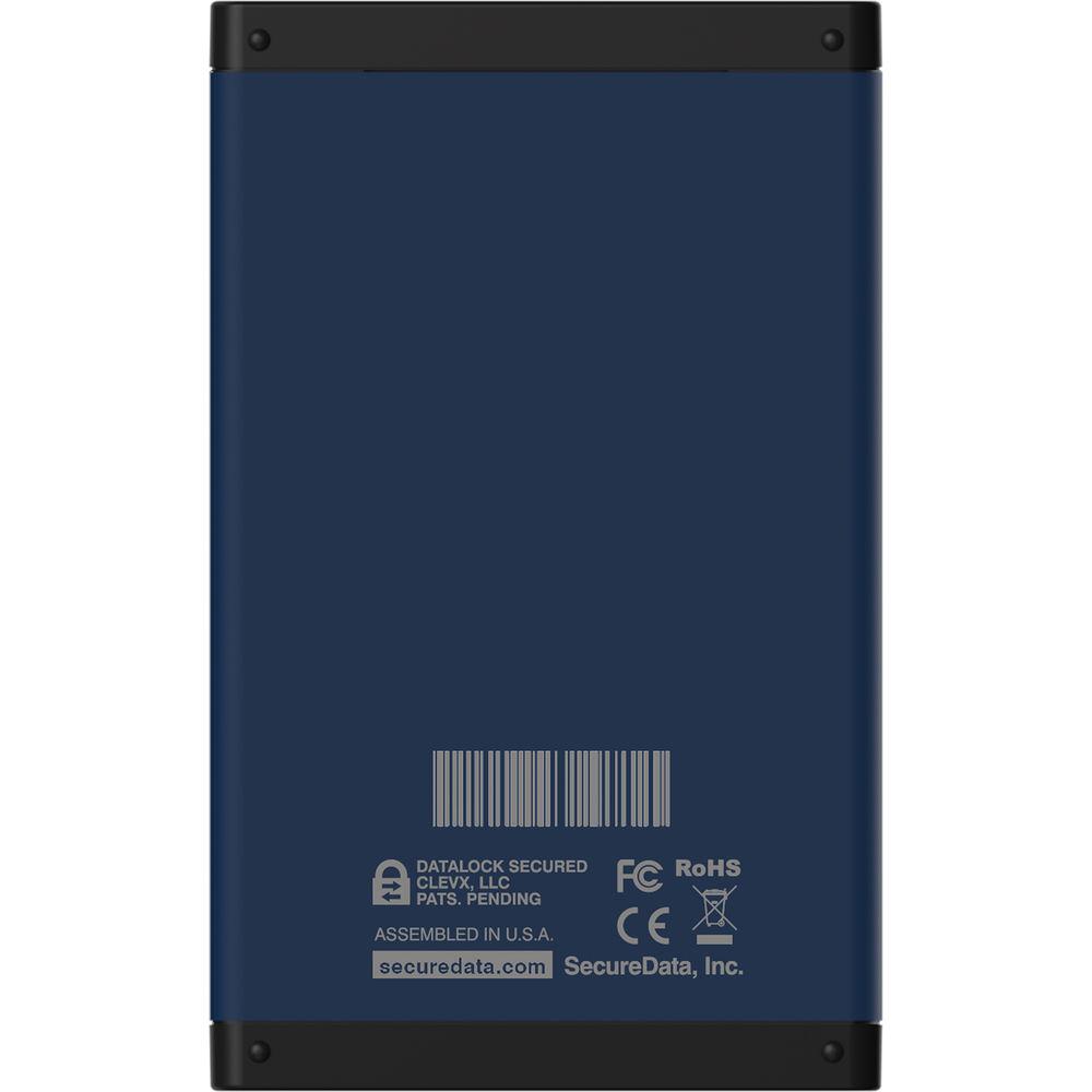 SecureData SecureDrive BT 5TB Encrypted HDD with Bluetooth Authentication