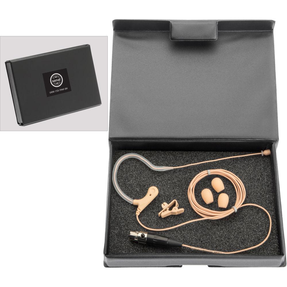 Senal UEM-155-TA4F-BE Omni Earset Microphone with TA4F Connector for Shure Transmitters