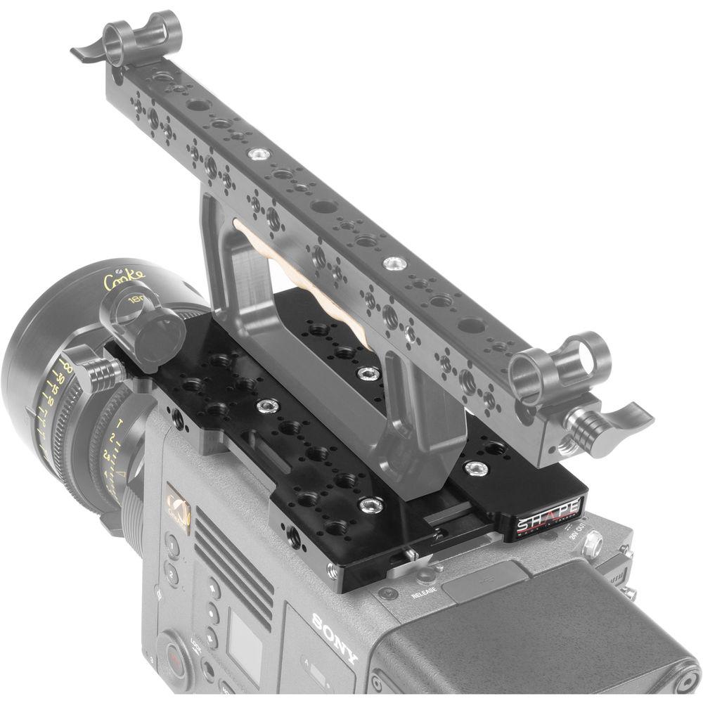SHAPE Top Plate with 15 & 19mm Studio Rod Clamps for Sony VENICE