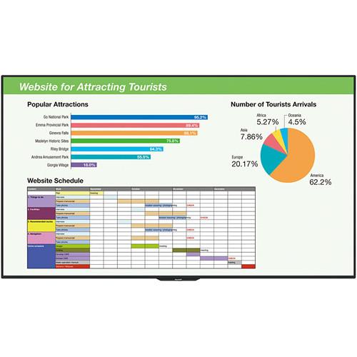 Sharp 70" Class Commercial LCD Display Brilliant Ultra High Definition Resolution