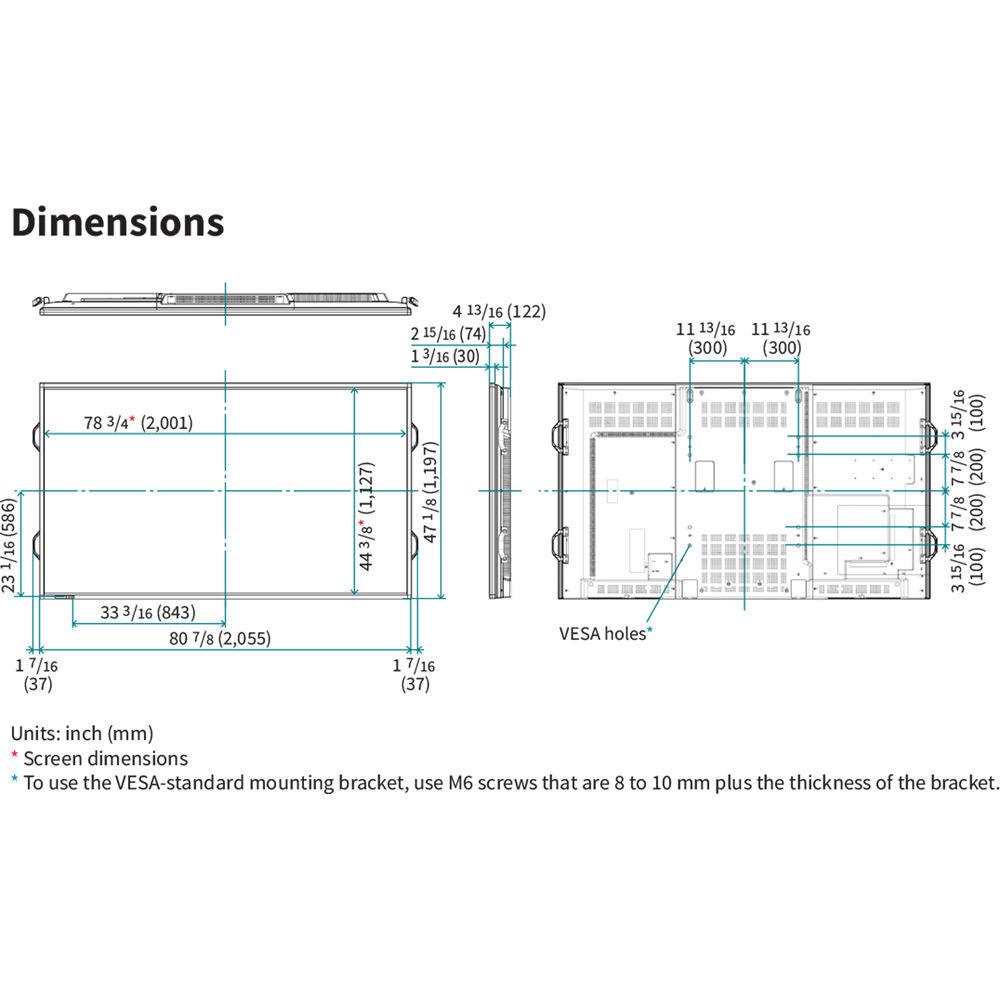 Sharp 90" Professional LCD Monitor