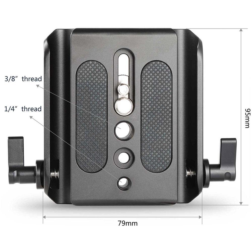 SmallRig 1740 Baseplate for Canon C100 C100 Mk II C300 Mk II and Sony FS7