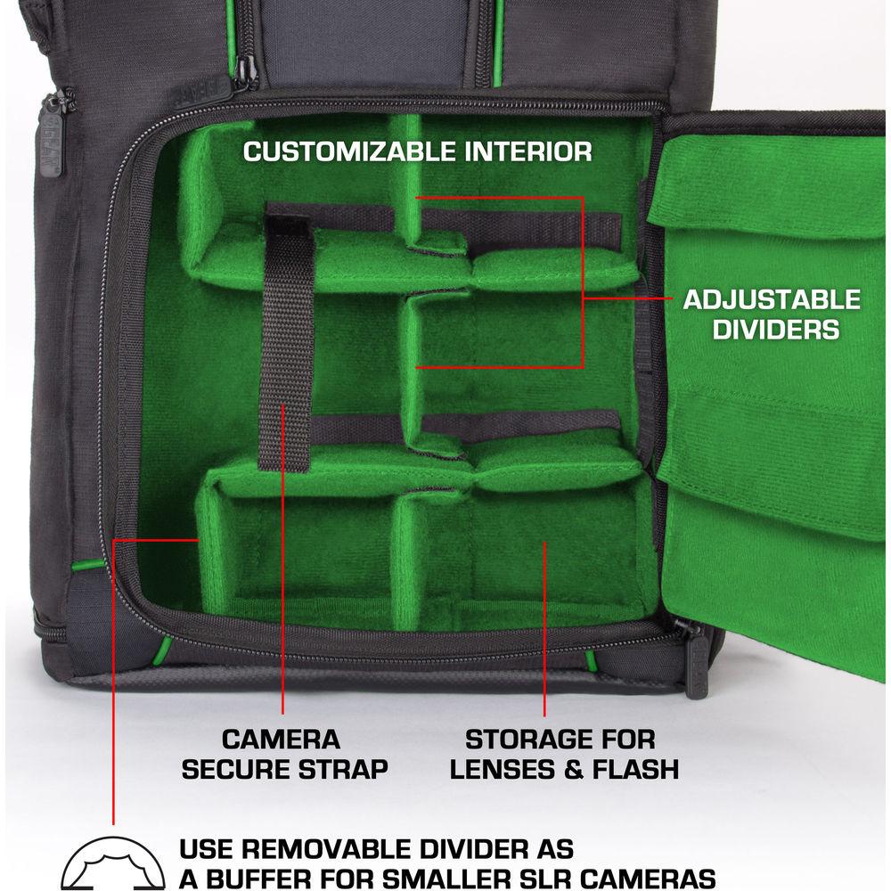 USA GEAR S17 DSLR Camera Backpack