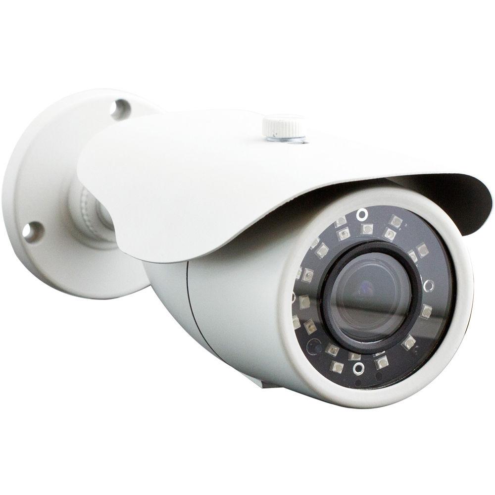 ViewZ 2.1MP AHD Outdoor Bullet Camera with 2.8-12mm Varifocal Lens and Night Vision