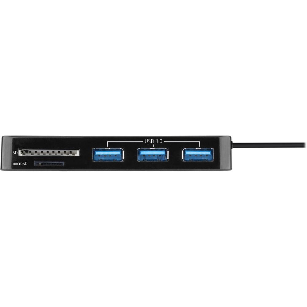 Xcellon 3-Port USB 3.0 Type-C Hub and SD Card Reader