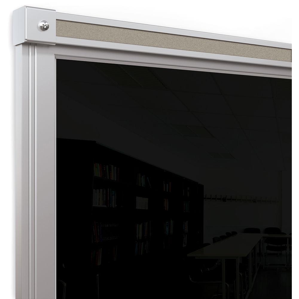 Balt Framed Magnetic Glass Dry Erase Whiteboard