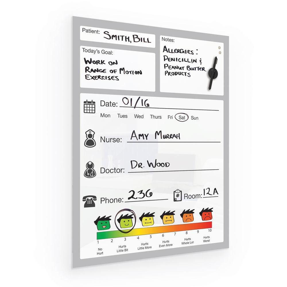 Balt Patient Magnetic Glass Whiteboard