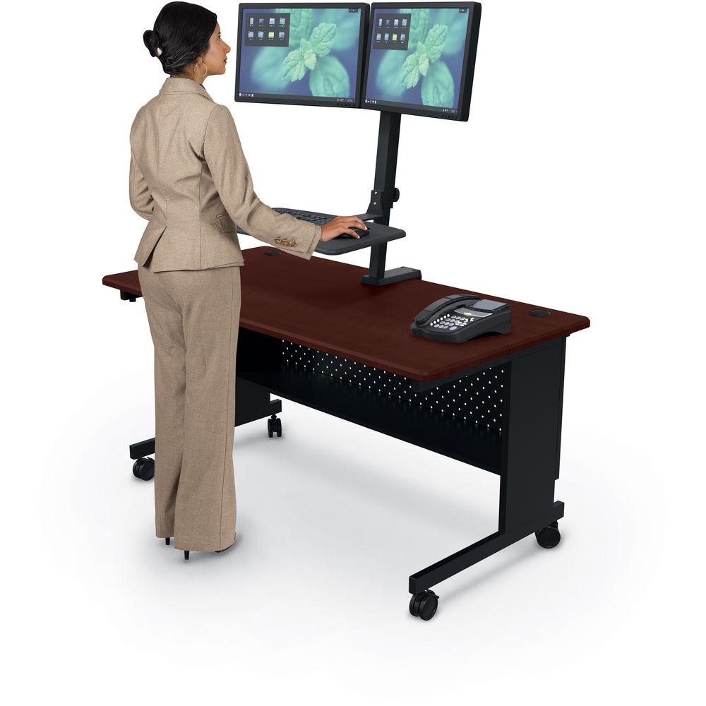 Balt Up-Rite Rear Mount Workstation Dual Monitor Mount