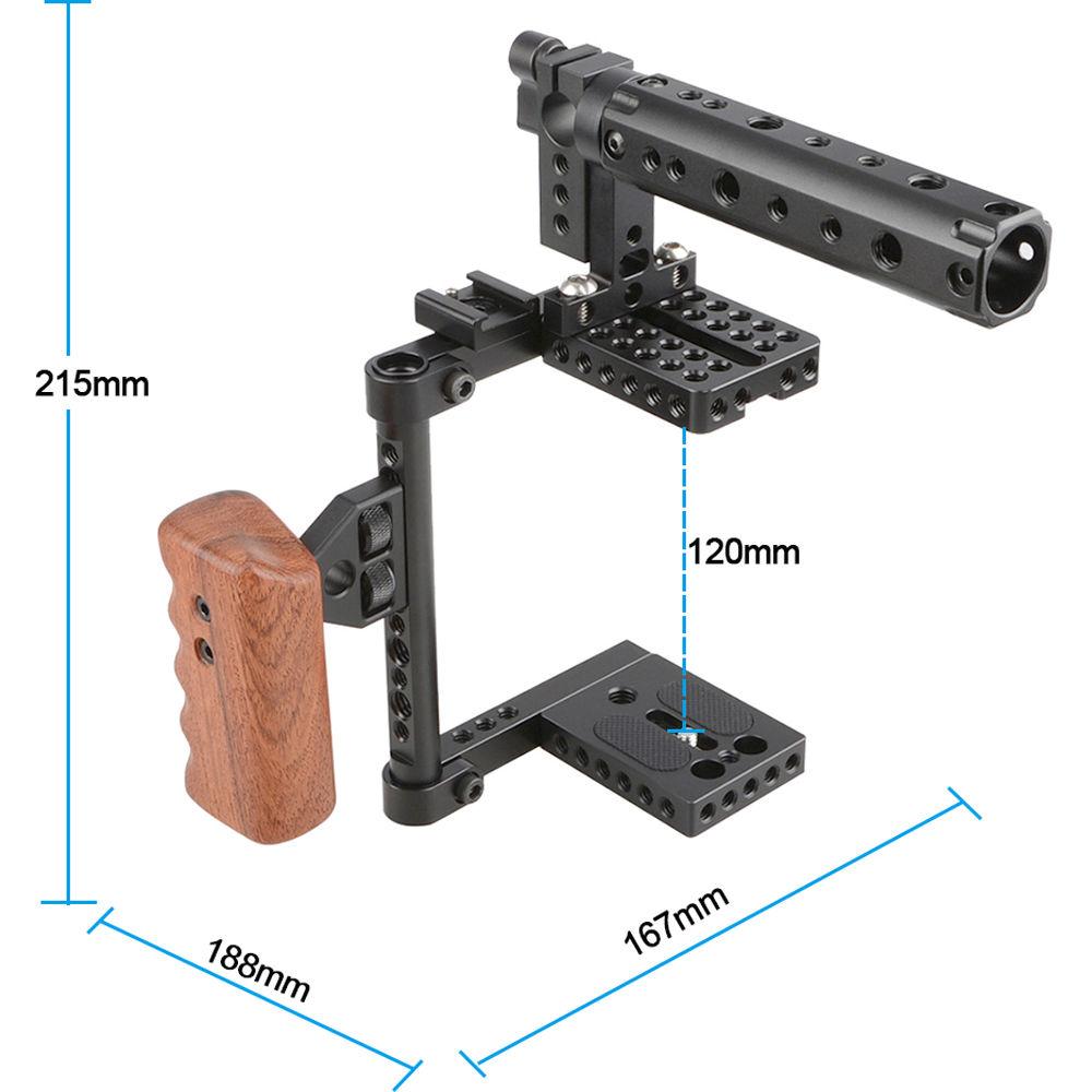 CAMVATE Camera Cage With Top And Left-Side Handle