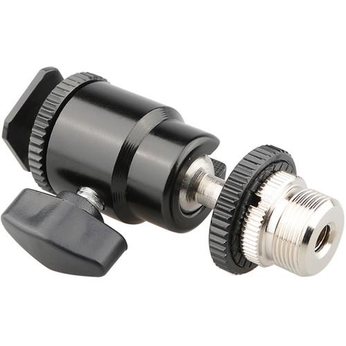 CAMVATE Mini Ball Head Shoe Mount with 5 8"-27 Thread Adapter