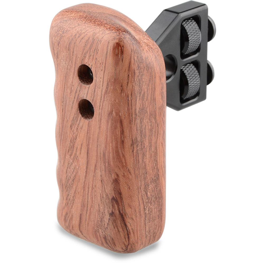 CAMVATE Wood Handgrip for DV Video Camera Cage