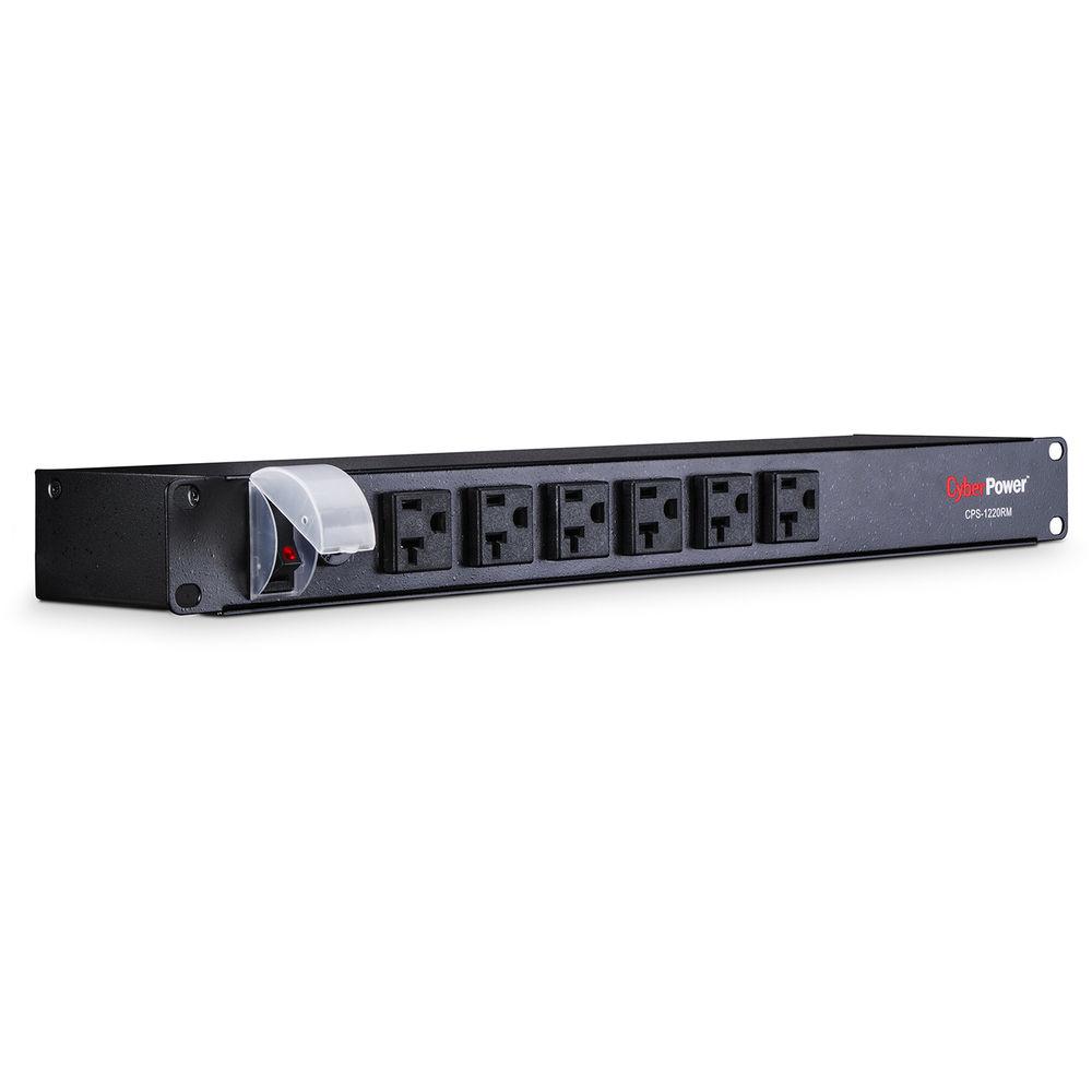 CyberPower 120V,50Hz 60Hz, Nema 5-20P Plug, 12 Nema 5-20R Outlets,1U Rackmount, 15