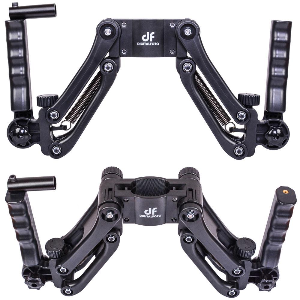 DigitalFoto Solution Limited Dual Spring Handle for Single-Handed Gimbal Ronin S Zhiyun Series Feiyu Series