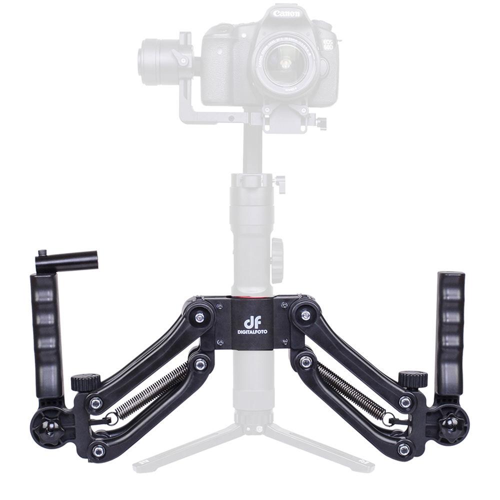 DigitalFoto Solution Limited Dual Spring Handle for Single-Handed Gimbal Ronin S Zhiyun Series Feiyu Series