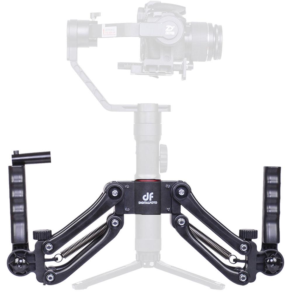 DigitalFoto Solution Limited Dual Spring Handle for Single-Handed Gimbal Ronin S Zhiyun Series Feiyu Series