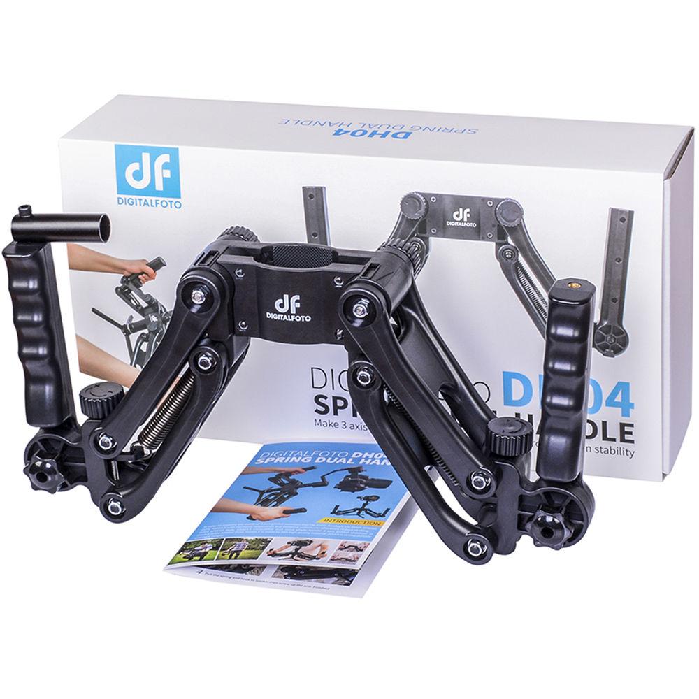 DigitalFoto Solution Limited Dual Spring Handle for Single-Handed Gimbal Ronin S Zhiyun Series Feiyu Series