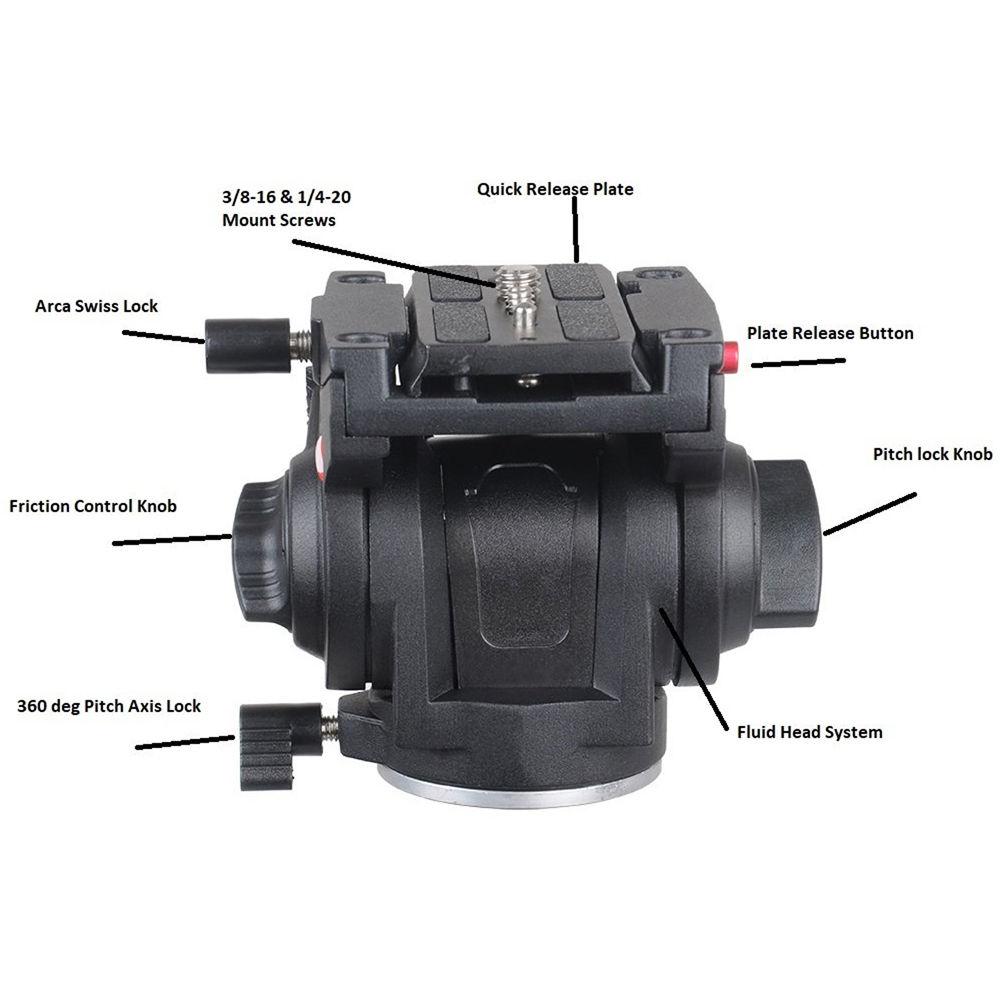 Field Optics Research FVH-450 Fluid Video Head