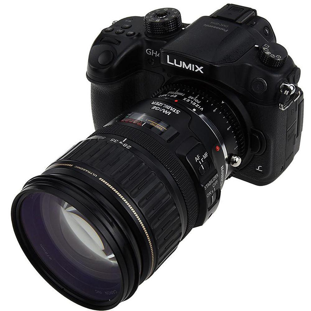 FotodioX Canon EF EF-S Lens to Micro Four Thirds Camera Vizelex Polar Throttle Adapter