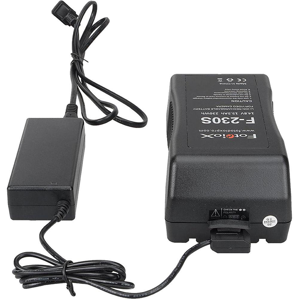 FotodioX Li-Ion 230Wh V-Mount Battery and Charger Kit