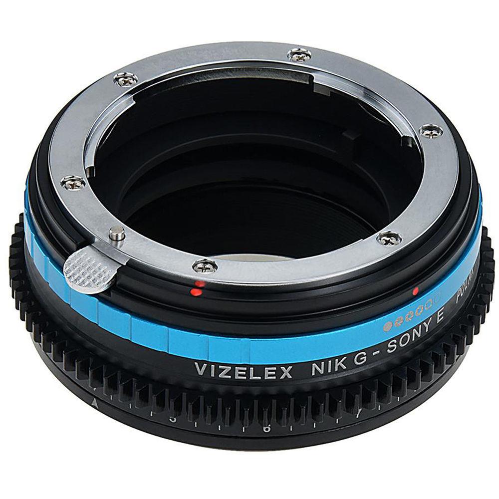 FotodioX Nikon F Lens to Sony E-Mount Camera Vizelex Polar Throttle Adapter