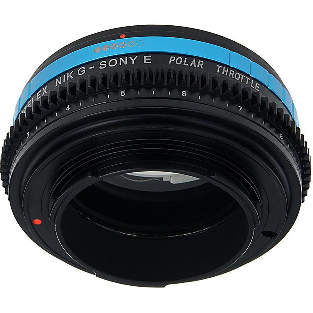 FotodioX Nikon F Lens to Sony E-Mount Camera Vizelex Polar Throttle Adapter