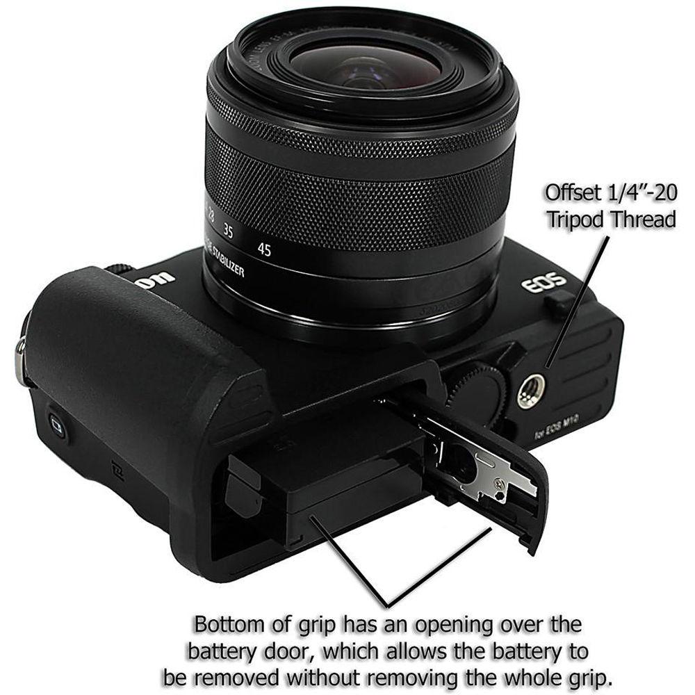 FotodioX Pro Metal Hand Grip for Canon EOS M10 Mirrorless Camera