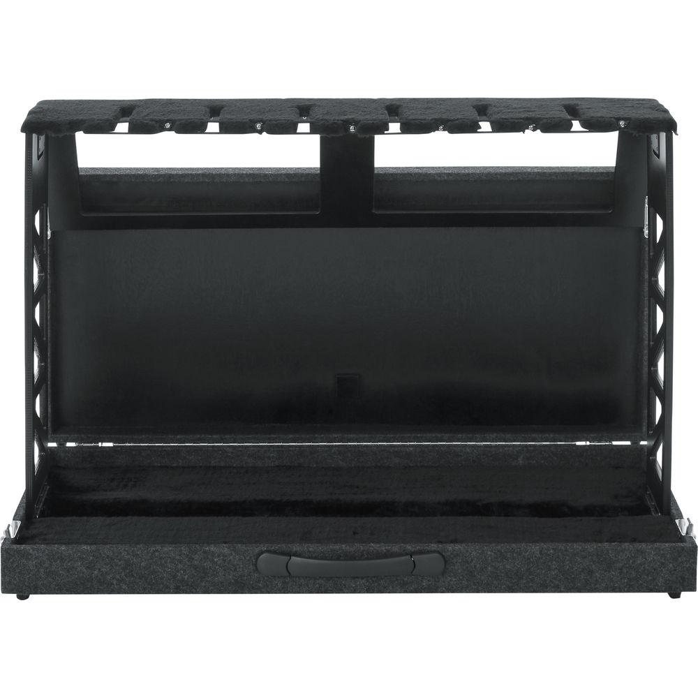 Gator Cases Compact Rack Style 6 Guitar Stand That Folds Into Case