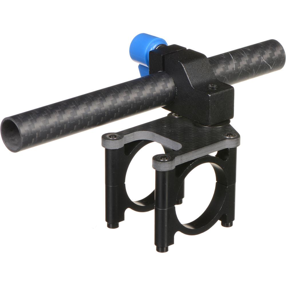 GyroVu Carbon Fiber Clamp Adapter with 6" 15mm Rod for DJI Ronin