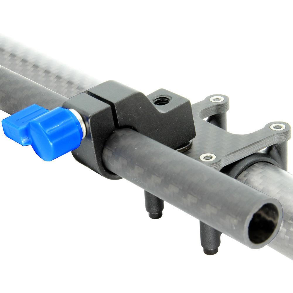 GyroVu Carbon Fiber Clamp Adapter with 6" 15mm Rod for DJI Ronin