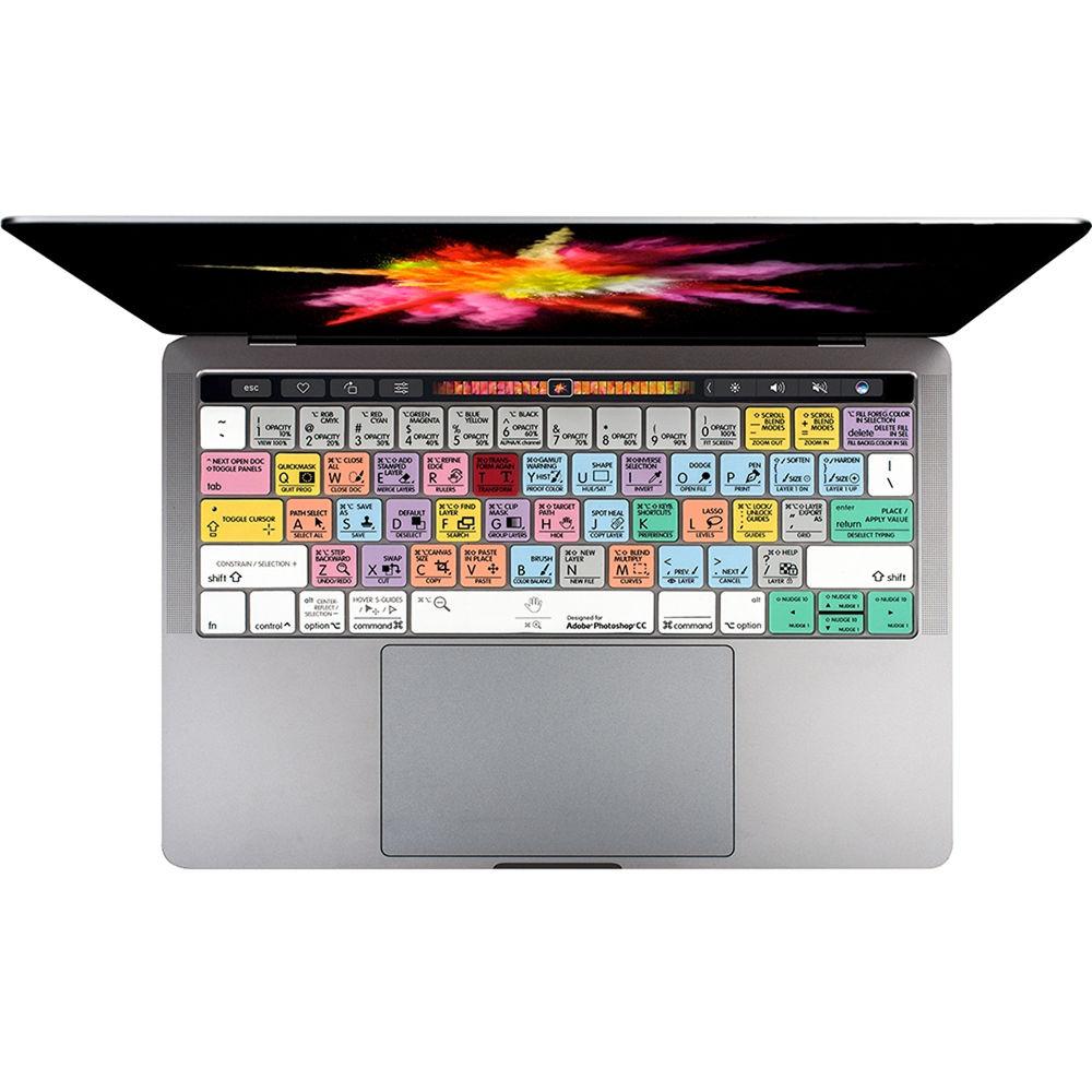 LogicKeyboard Adobe Photoshop CC Keyboard Cover for 13.3 & 15.4" MacBook Pro