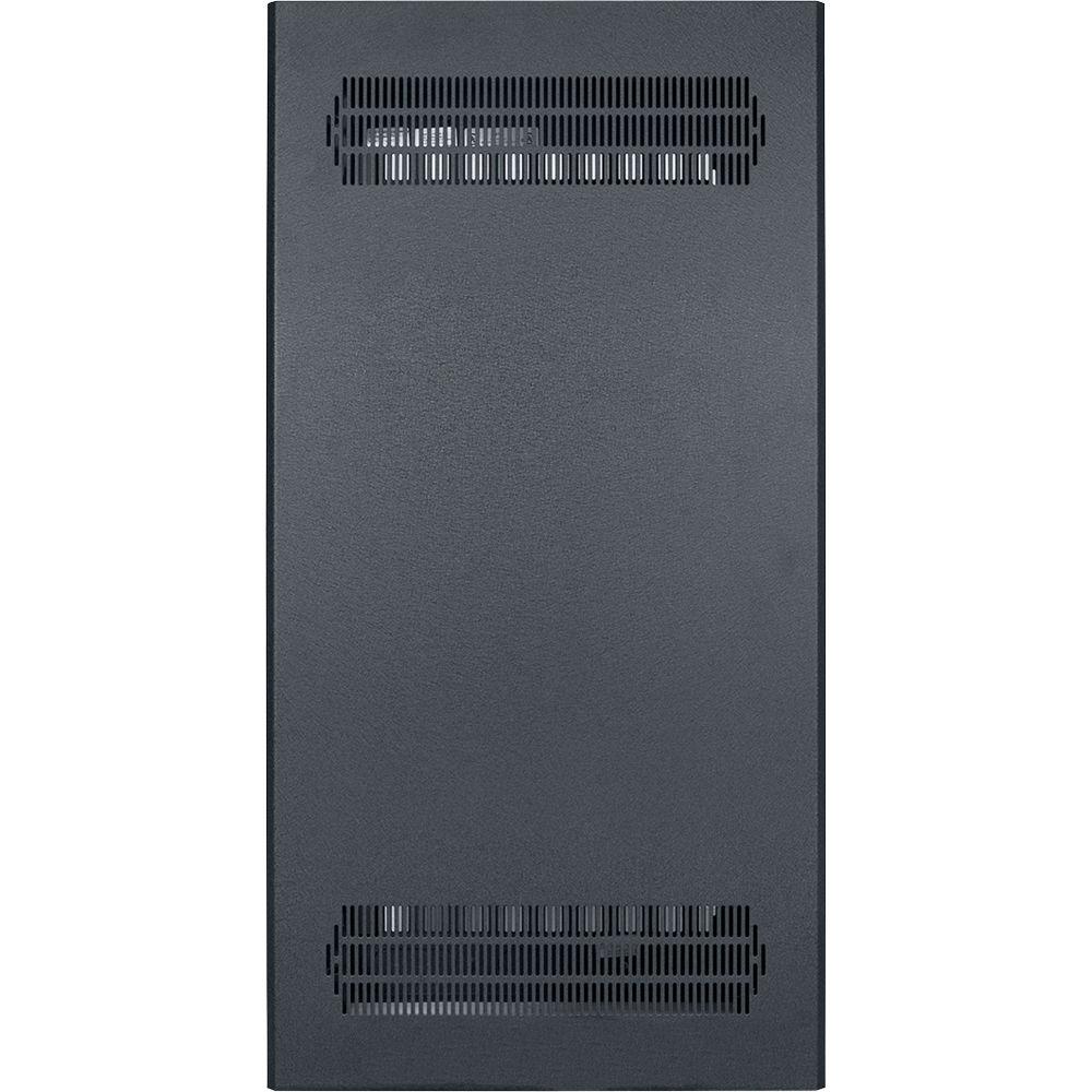 Lowell Manufacturing Rack-Enclosed-21U, 22" Deep, 1-Pair Adustable Rails, Rear Door