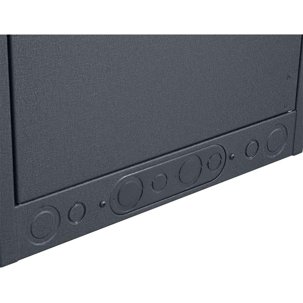 Lowell Manufacturing Rack-Narrow-Gangable-44U, 32"Deep, Rails