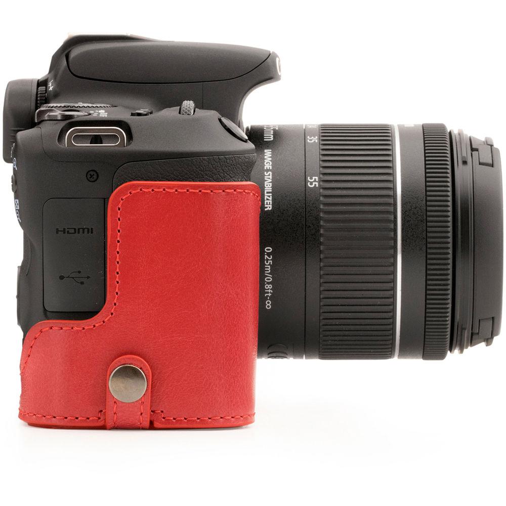 MegaGear Ever Ready Half Case and Strap for Canon EOS Rebel SL2, EOS 200D, Kiss X9