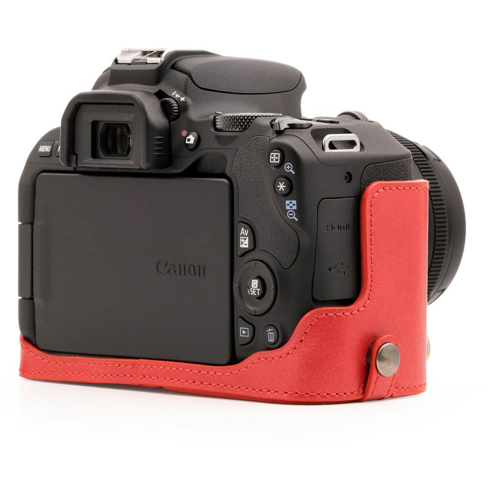 MegaGear Ever Ready Half Case and Strap for Canon EOS Rebel SL2, EOS 200D, Kiss X9