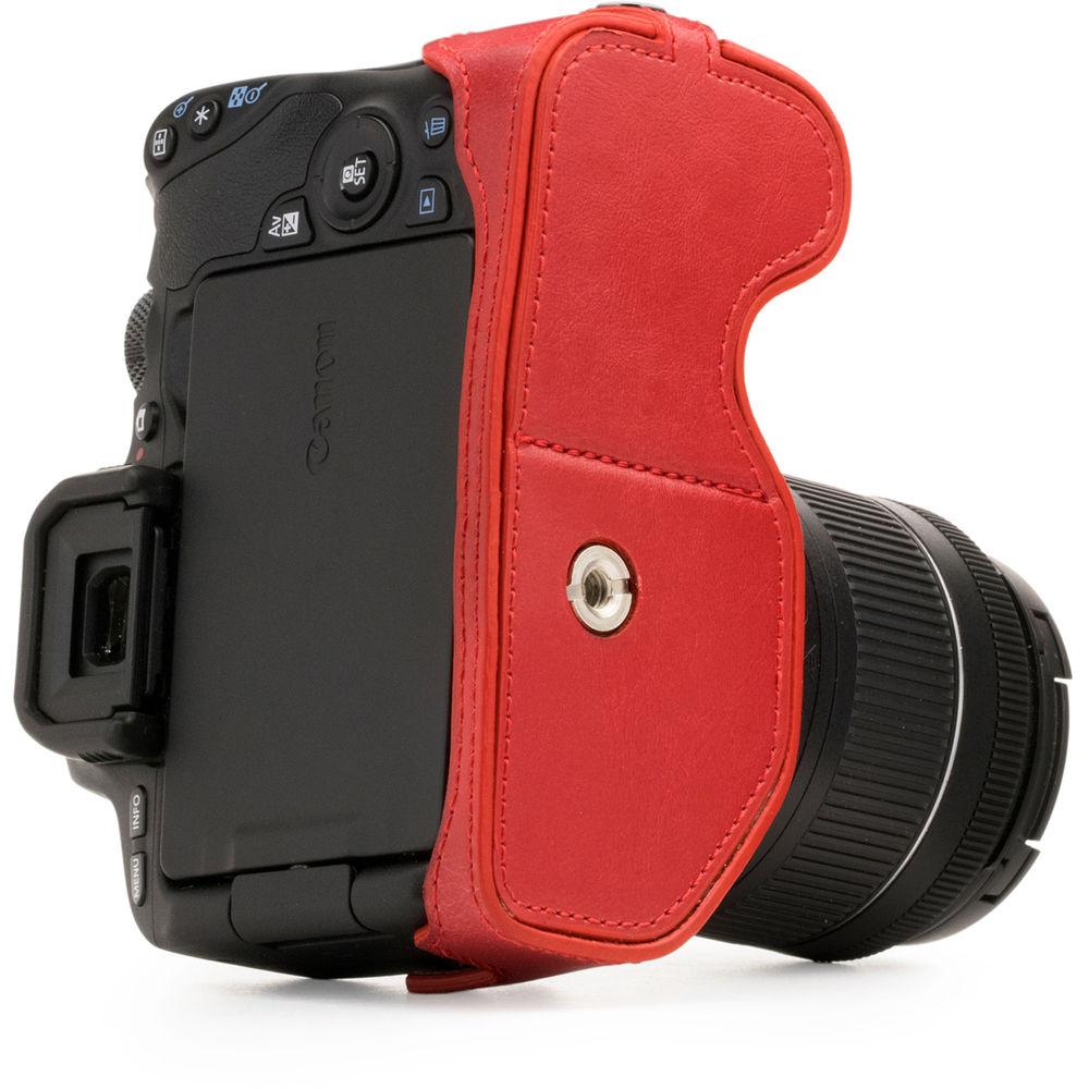 MegaGear Ever Ready Half Case and Strap for Canon EOS Rebel SL2, EOS 200D, Kiss X9