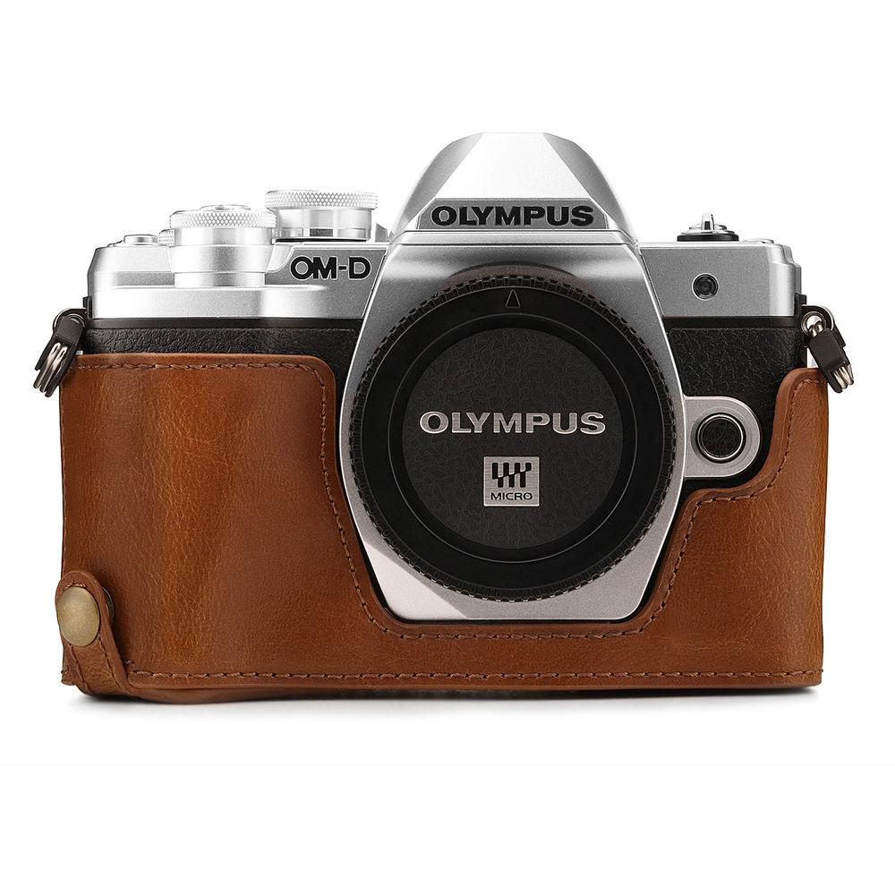 MegaGear Ever Ready Half Case and Strap for Olympus OM-D E-M10 Mark III