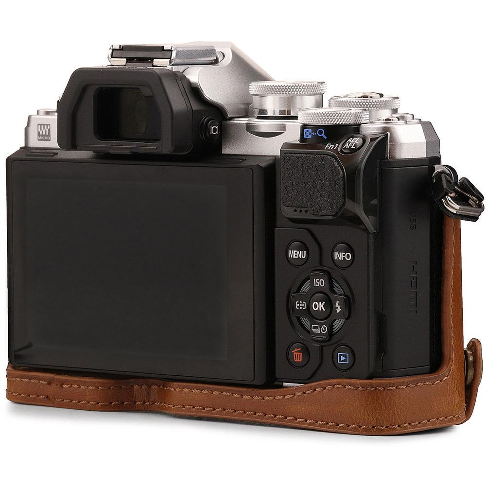 MegaGear Ever Ready Half Case and Strap for Olympus OM-D E-M10 Mark III