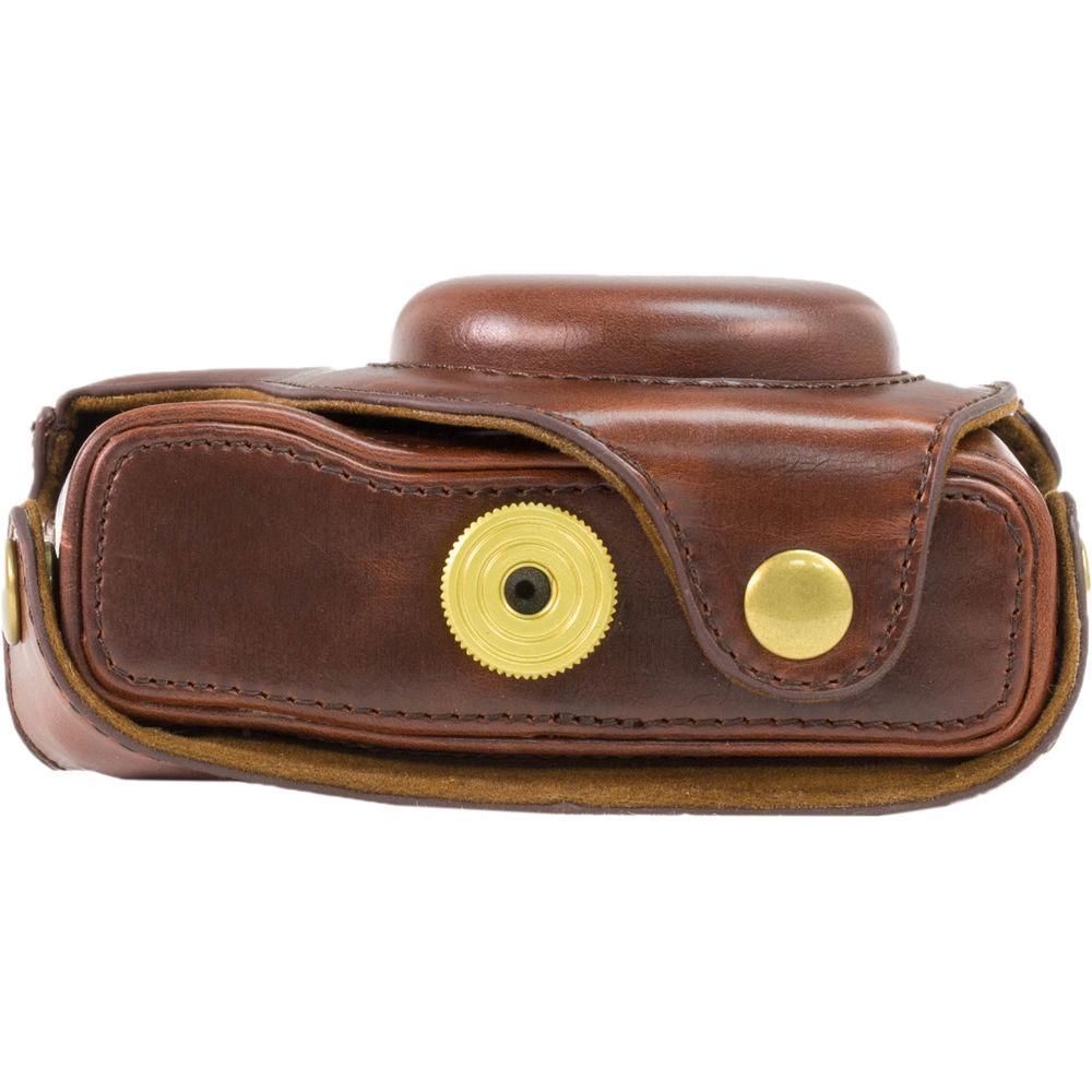 MegaGear Ever Ready Leather Camera Case and Strap for Nikon COOLPIX P7700 or P7800