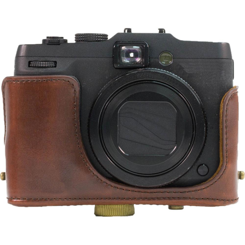 MegaGear Ever Ready Leather Camera Case and Strap for Nikon COOLPIX P7700 or P7800