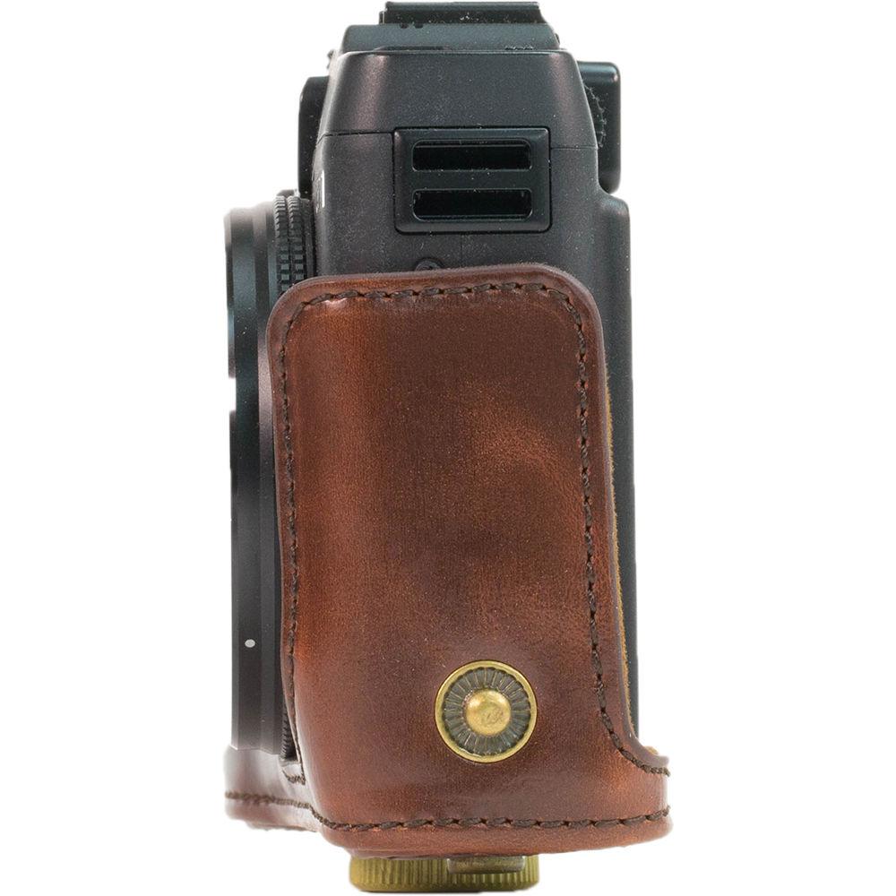 MegaGear Ever Ready Leather Camera Case and Strap for Nikon COOLPIX P7700 or P7800