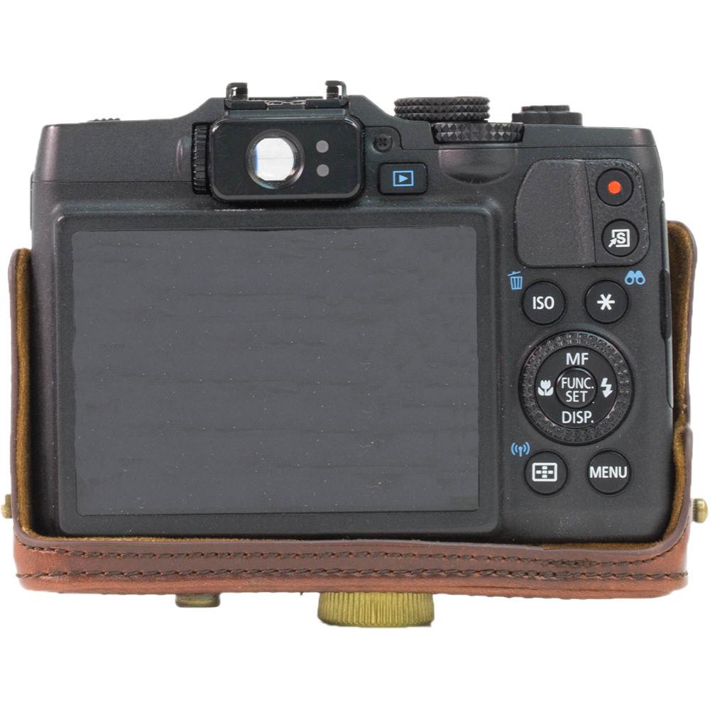 MegaGear Ever Ready Leather Camera Case and Strap for Nikon COOLPIX P7700 or P7800