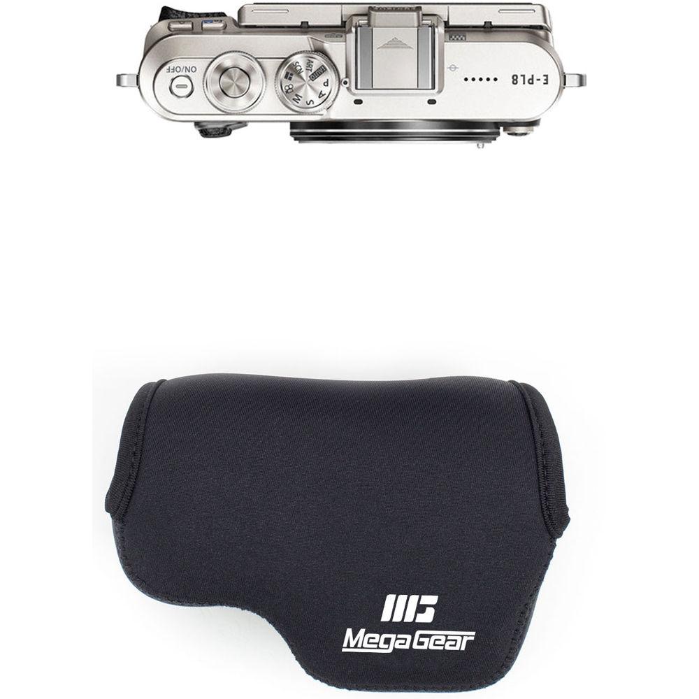 MegaGear MG1017 Ultra Light Neoprene Case with Carabiner for Olympus PEN E-PL8