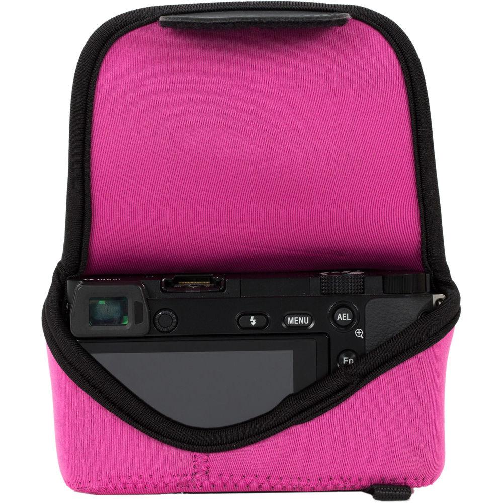MegaGear MG1020 Ultra Light Neoprene Case with Carabiner for Olympus PEN E-PL8