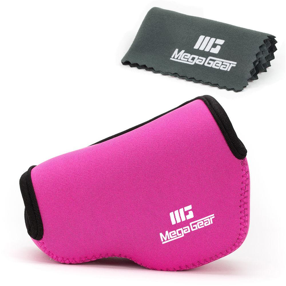 MegaGear MG1020 Ultra Light Neoprene Case with Carabiner for Olympus PEN E-PL8